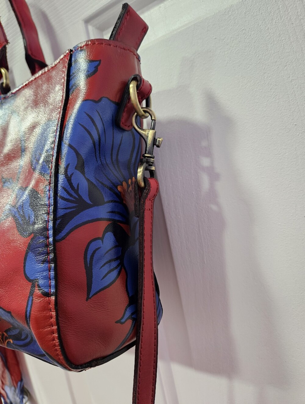Patricia Nash 2 PC SET - Aileen Satchel with Floral Print Scarf - Picture 5 of 12
